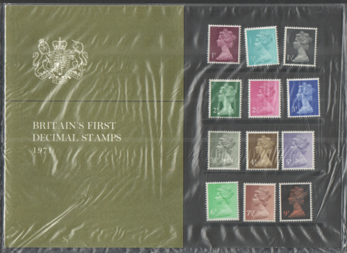 1971 Scandinavia Britains First Decimal Stamps Pack Complete U M