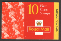 HD34 1996 WHSmith 10 x 1st Class NVI Booklet - complete - No Cylinder