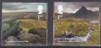 Sg4474-4475 PM77 2021 National Parks 1st class stamps pair from booklet U M