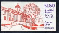 FP2a 1986 National Gallery Folded Booklet - complete -  Cylinder B18B7