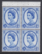 SB112 Wilding booklet pane Violet phos 9.5mm perf type I UNMOUNTED MNT MNH