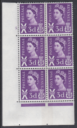 XS5 Scotland Violet Side Band Cylinder 5 dot Spot after last E 20 4 Variety U M