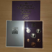 1980 Royal Mint Queen Elizabeth II Annual Proof Set Coinage of N ireland GB