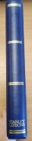 Stanley Gibbons Blue 22 ring binder with 11 mixed pages for booklets etc