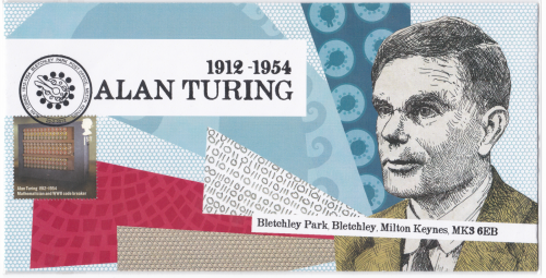 2012 Alan Turing Year Bletchley Park 1912-1954 First Day Cover no. 390   500