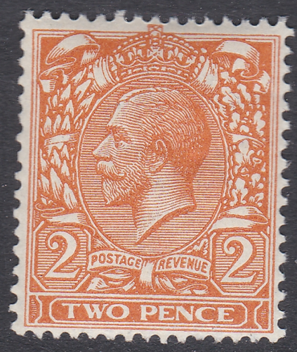 N20(2) 2d Pale Orange Royal Cypher Single Stamp Unmounted Mint