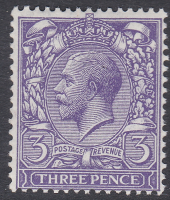 N22(7) 3d Bluish Violet Royal Cypher UNMOUNTED MINT