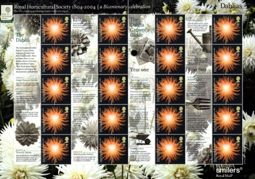 LS19 GB 2004 Horticultural Bicentenary Smiler sheet UNMOUNTED MINT MNH