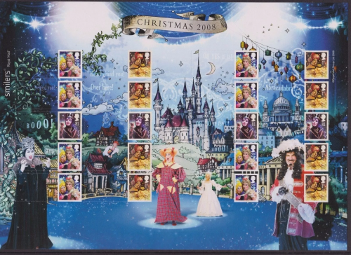 LS54 GB 2008 Christmas Smiler sheet UNMOUNTED MINT