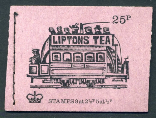 DH51 February 1973 - 25p Liptons Tea Stitched Booklet Complete