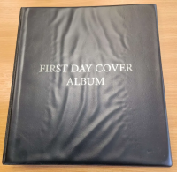 Black First Day Cover Album 4 rings includes 20~ Pages