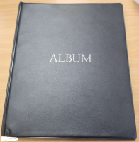 Black album 4 rings with 12 x 7 slot pages(Double sided)