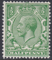 N33(5) d Deep Bright Green Block Cypher Single Stamp UNMOUNTED MINT MNH