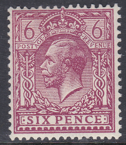 Spec N41(3) 6d Reddish Purple (Chalky) Block Cypher Single UNMOUNTED MINT