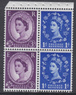 SB36 Wilding booklet pane Crown Left perf type Iv UNMOUNTED MNT
