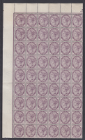1d Lilac Corner Block of 54 Top left Corner UNMOUNTED MINT