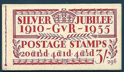 BB28 3/- Jubilee booklet complete no.296 trimmed perfs to 1st pane SUPERB MNH