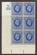 1934 2½d Photogravure cyl blk Y36 8 No Dot perf 5(E I) UNMOUNTED MINT