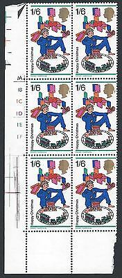 1968 Christmas 1 6 Cylinder Block With Variety - MNH