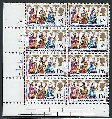 1969 Christmas 1 6 Cylinder Block - MNH