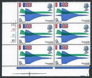 1969 Concorde 9d Lower Left Cylinder Block - MNH