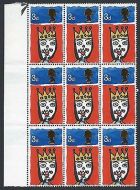 1966 Christmas 3d (Ord) - Listed Flaw - Missing T + Perf Shift - MNH