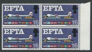 Sg 716i 1966 EFTA 1 6 (Ord) - Listed Flaw - Broken Strut - MNH