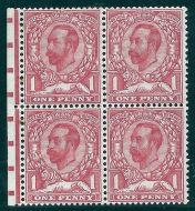 1911 sgN8(2)a 1d Pale Carmine Die 1B worn cross variety with cert unmounted mint