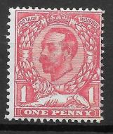 Sg 328 N7(6) 1d Rose Pink Downey Head unmounted mint MNH