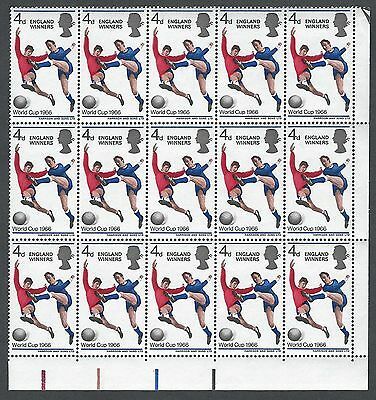 1966 England Winners - Two Listed Flaws - MNH
