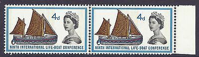 1963 sg640pa Lifeboat 4d (Phos) Listed Variety - Narrow Band right - MNH