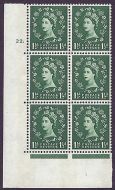 1½d Blue Phosphor on White cylinder 22 Dot perf type A (E I) UNMOUNTED MINT MNH
