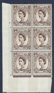 5d Wilding Violet 9.5mm Phosphor cyl 1 Dot perf type A(E/I) UNMOUNTED MINT