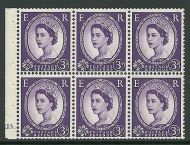 SB97 Wilding booklet pane Graphite cylinder K13 Dot UNMOUNTED MNT MNH