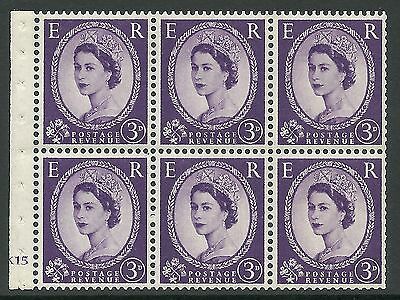 SB92 Wilding booklet pane M C on Cream cylinder K15 No Dot UNMOUNTED MNT MNH