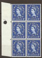 S15b 1d Wilding Graphite lines variety - daffodil stem flaw UNMOUNTED MINT MNH