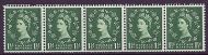 S25m 1½d Wilding Tudor Crown listed variety  UNMOUNTED MINT MNH