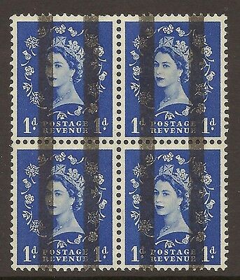 Wilding Tudor Watermark - Training school bars block of 4 MOUNTED MINT