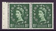 SB64 Wilding booklet pane Edward perf type E UNMOUNTED MNT MNH