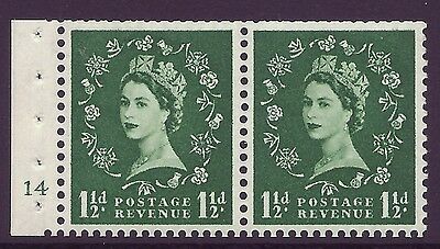 SB64 Wilding booklet pane Edward Cylinder 14 No Dot UNMOUNTED MNT MNH