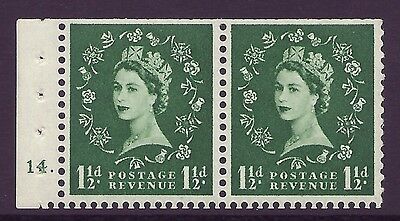 SB64 Wilding booklet pane Edward Cylinder 14 Dot UNMOUNTED MNT MNH