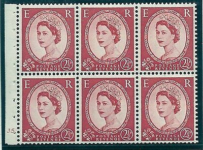 SB81 Wilding booklet pane Edward Crown perf type Ie cyl J5 Dot UNMOUNTED MNT