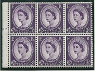 SB90 Wilding booklet pane Edward Crown perf type Ie cyl K2T Dot L M MOUNTED MNT