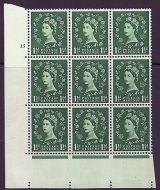 S28e variety 1½d Multi Crowns Cream cyl 15 No Dot perf A(E I) UNMOUNTED MINT