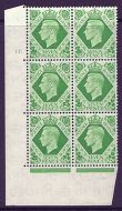1939 7d Dark colours 12 Dot perf 5(E I) block 6 UNMOUNTED MINT MNH