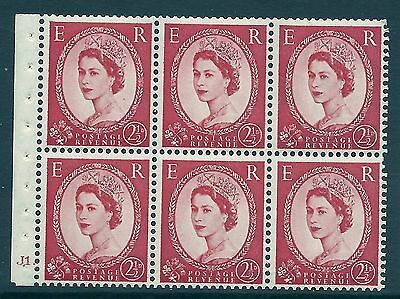 SB80 Wilding booklet pane Tudor Crown perf type Ie cyl J1 Dot UNMOUNTED MNT
