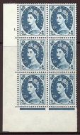 10d Multi Crowns on White cylinder 1 Dot perf type A (E I) UNMOUNTED MINT