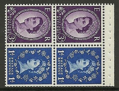 SB38 Wilding booklet pane Sideways Right perf type AP UNMOUNTED MNT MNH