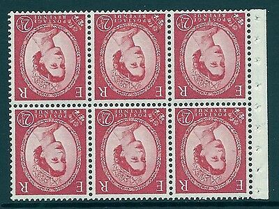 SB82a Wilding booklet pane Crowns - perf type I UNMOUNTED MNT MNH