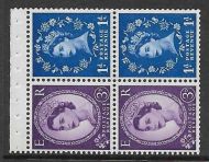 SB36 Wilding booklet pane Crown Left perf type AP UNMOUNTED MNT MNH